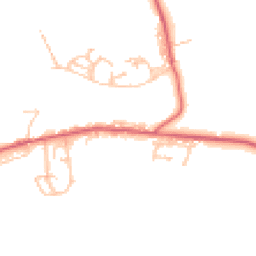Daytime road noise heatmap for NE17 7SP