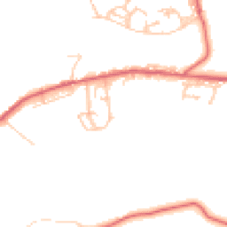 Daytime road noise heatmap for NE17 7SQ