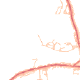 Daytime road noise heatmap for NE17 7TE