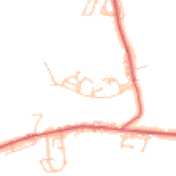 Daytime road noise heatmap for NE17 7TF