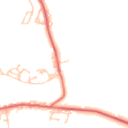 Daytime road noise heatmap for NE17 7TR