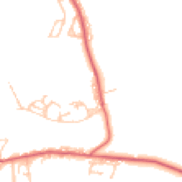 Daytime road noise heatmap for NE17 7TW