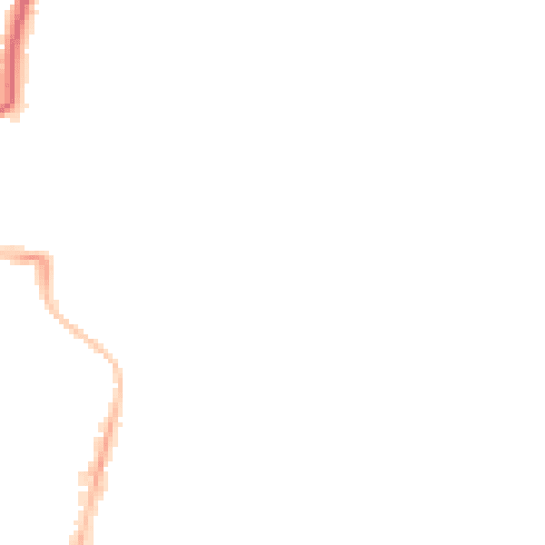 Night-time road noise heatmap for NE2 2HR