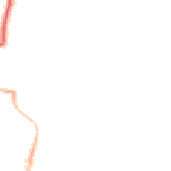 Night-time road noise heatmap for NE2 2HT