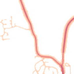 Daytime road noise heatmap for NE20 0AA