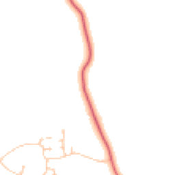 Daytime road noise heatmap for NE20 0AD