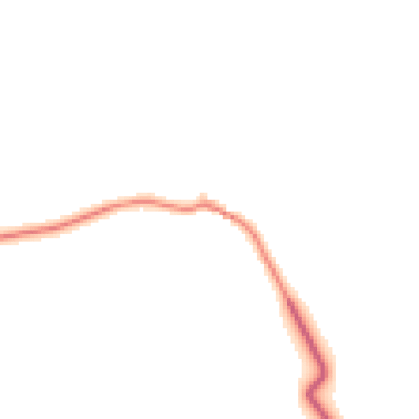 Daytime road noise heatmap for NE20 0BQ