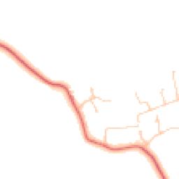 Daytime road noise heatmap for NE20 0BU