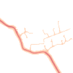 Daytime road noise heatmap for NE20 0BY