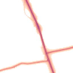 Daytime road noise heatmap for NE20 0DN