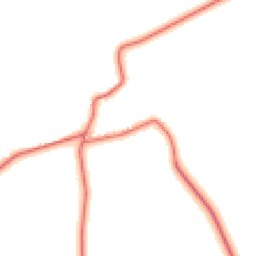 Daytime road noise heatmap for NE20 0EE