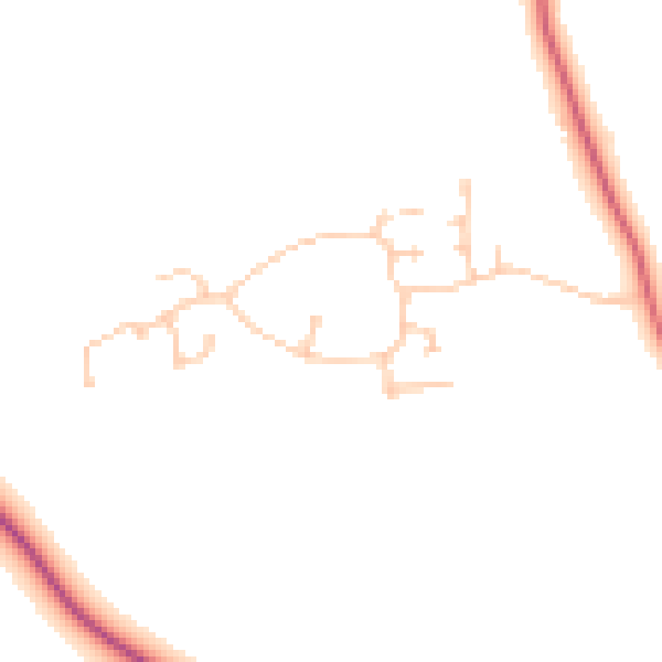 Daytime road noise heatmap for NE20 0FN