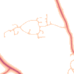 Daytime road noise heatmap for NE20 0FP
