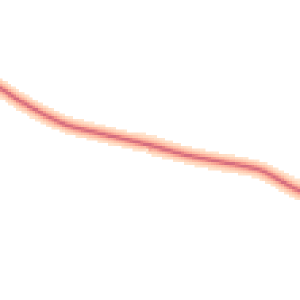 Night-time road noise heatmap for NE20 0HJ