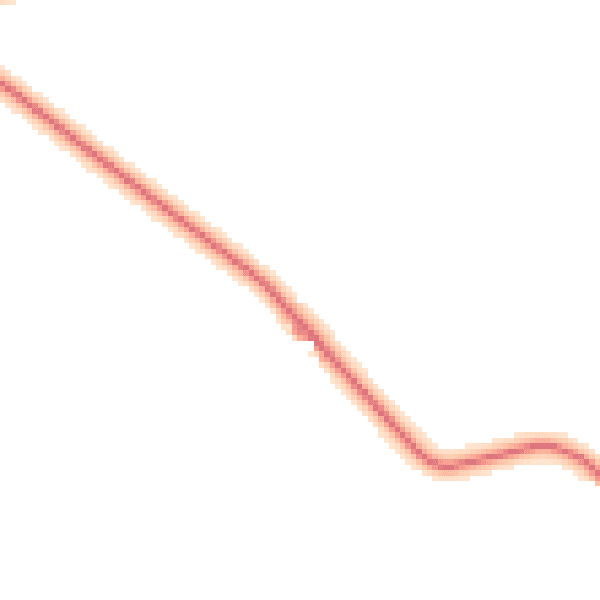 Daytime road noise heatmap for NE20 0JJ