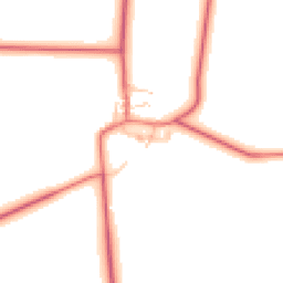 Daytime road noise heatmap for NE20 0RL