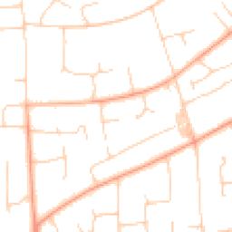 Daytime road noise heatmap for NE20 9AH