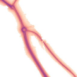 Daytime road noise heatmap for NE20 9BZ