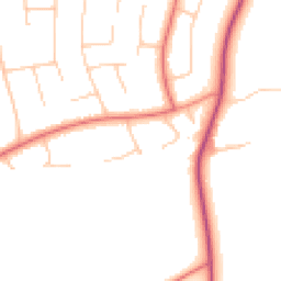 Daytime road noise heatmap for NE20 9RP