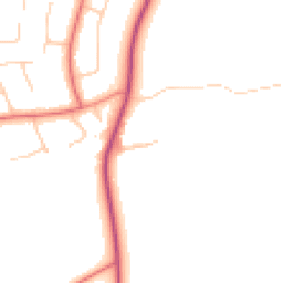 Daytime road noise heatmap for NE20 9TT