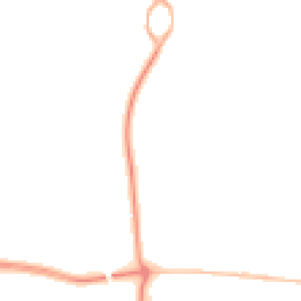 Night-time road noise heatmap for NE23 1AE
