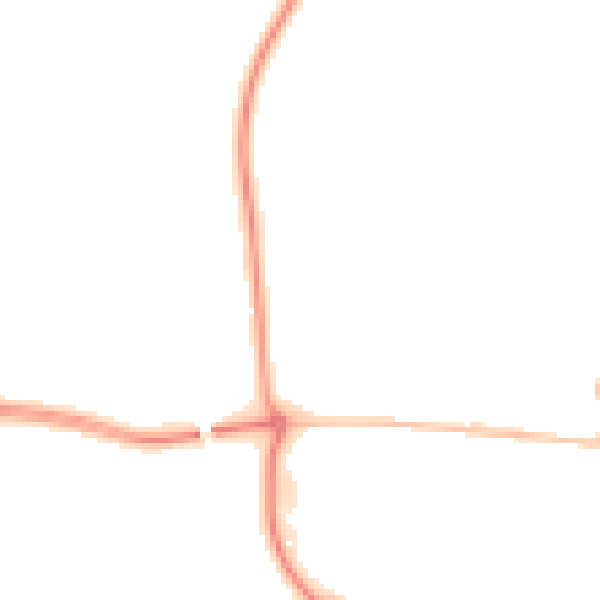 Night-time road noise heatmap for NE23 1AR
