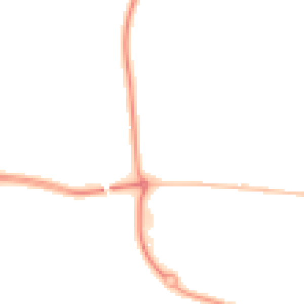 Night-time road noise heatmap for NE23 1BP