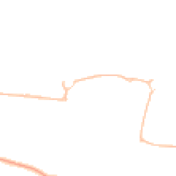 Night-time road noise heatmap for NE23 1DL