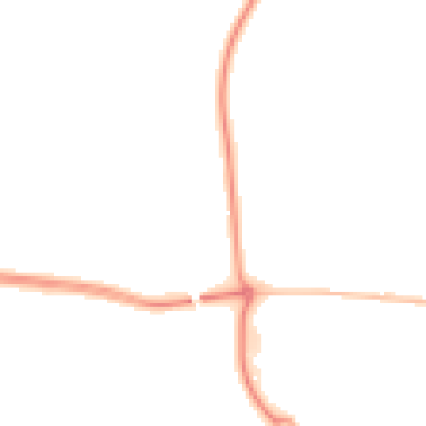 Night-time road noise heatmap for NE23 1DR