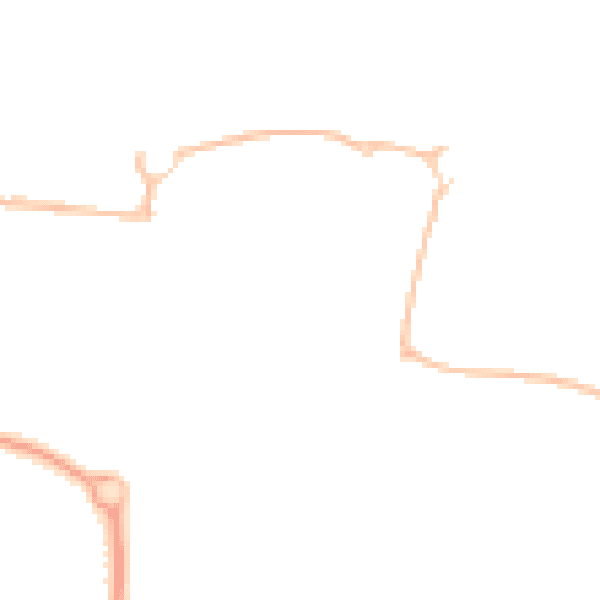 Night-time road noise heatmap for NE23 1DU
