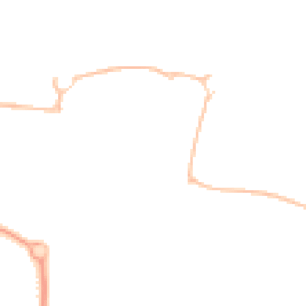Night-time road noise heatmap for NE23 1DY