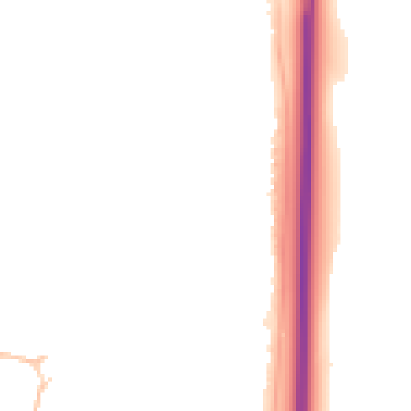 Night-time road noise heatmap for NE23 2FH