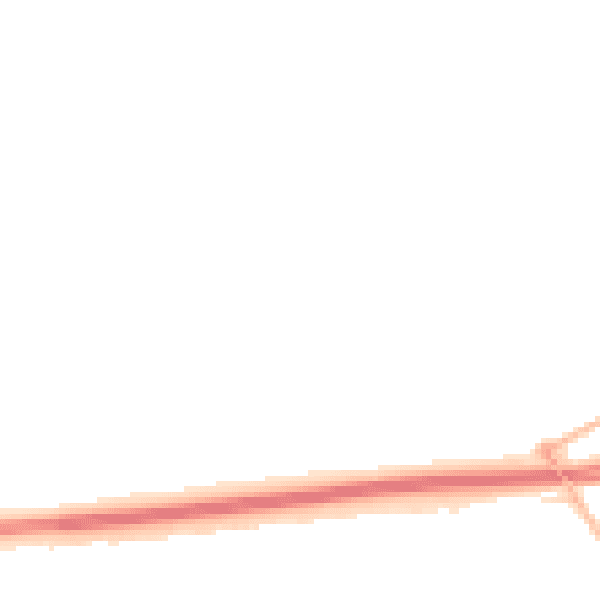 Night-time road noise heatmap for NE23 3AN