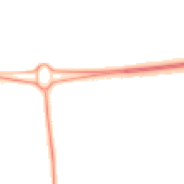 Night-time road noise heatmap for NE23 3FR