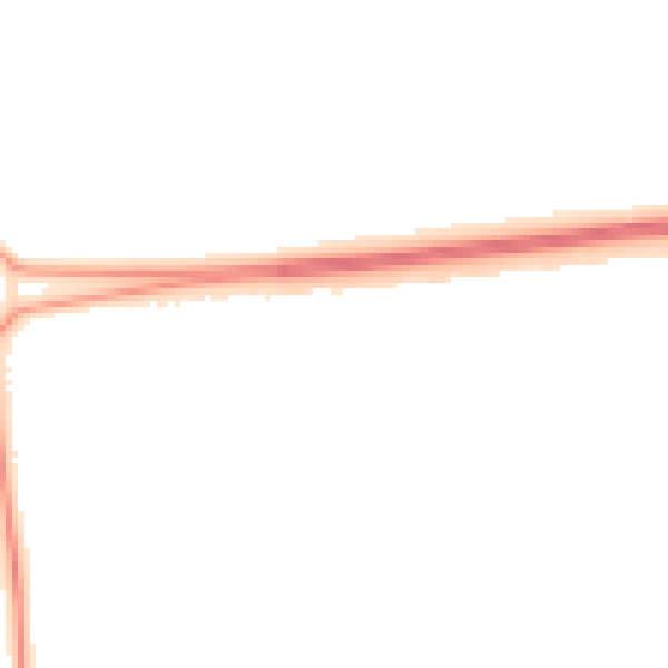 Night-time road noise heatmap for NE23 3FU