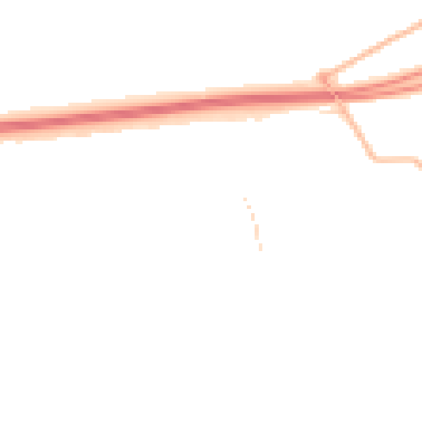 Night-time road noise heatmap for NE23 3GY