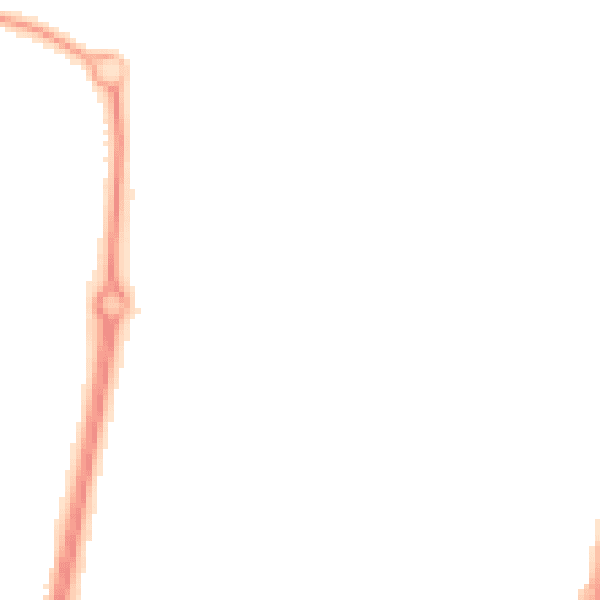 Night-time road noise heatmap for NE23 6JL