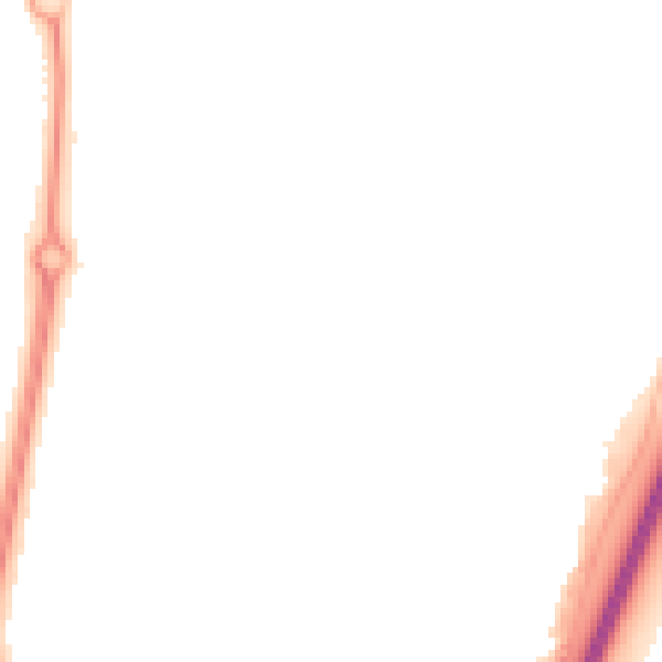 Night-time road noise heatmap for NE23 6JN