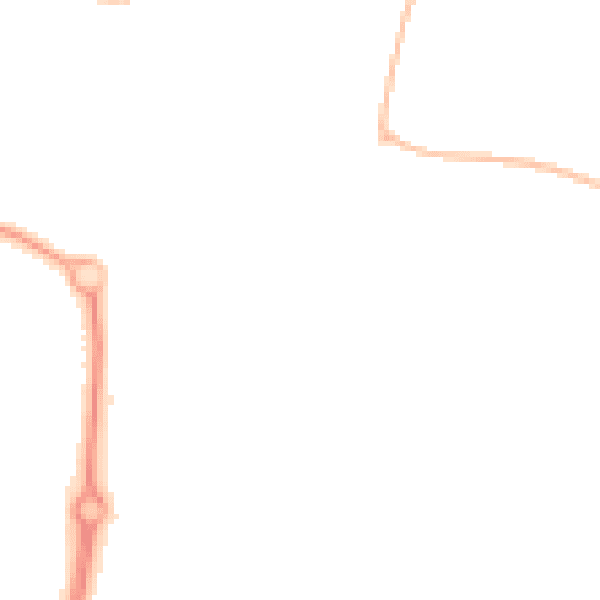 Night-time road noise heatmap for NE23 6SR