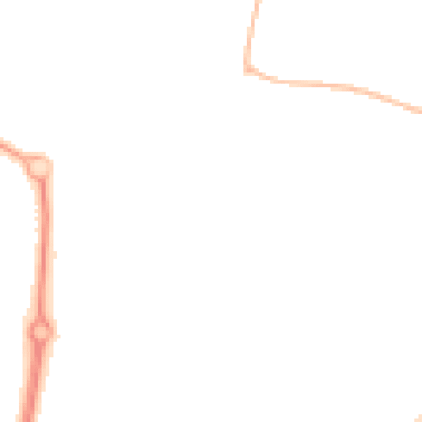 Night-time road noise heatmap for NE23 6ST