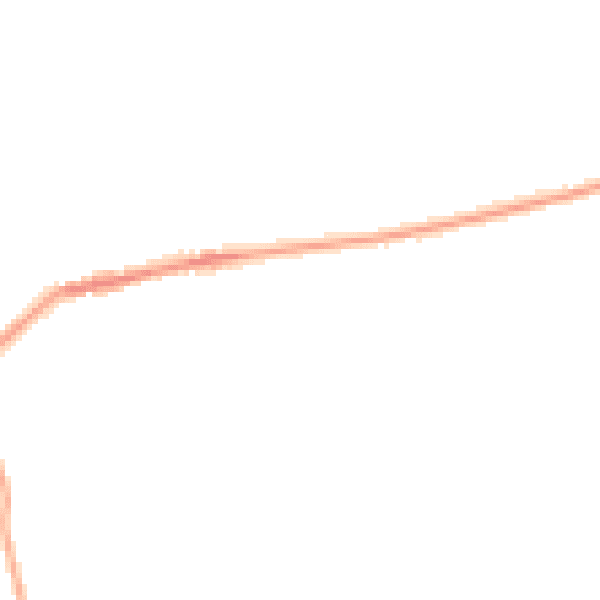 Night-time road noise heatmap for NE23 7HA