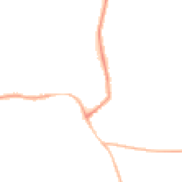 Night-time road noise heatmap for NE23 7HW