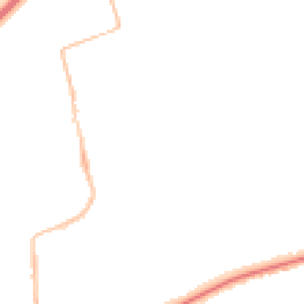 Night-time road noise heatmap for NE23 7NJ