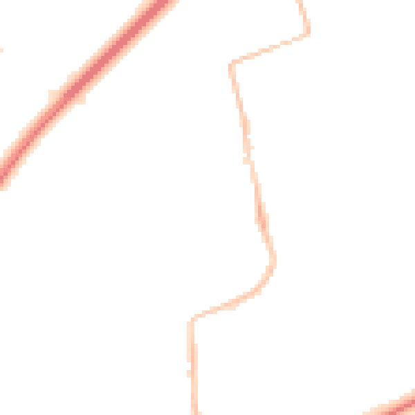 Night-time road noise heatmap for NE23 7NP