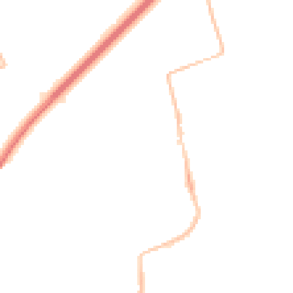 Night-time road noise heatmap for NE23 7NW