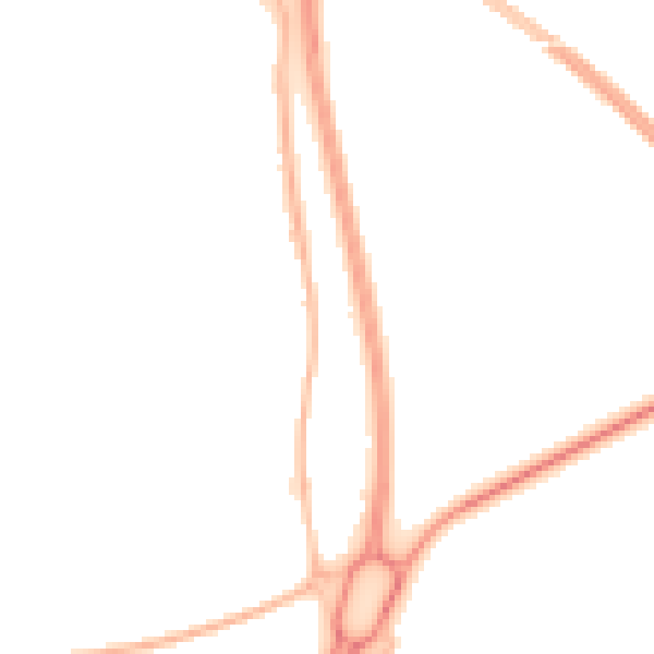 Night-time road noise heatmap for NE23 7NY