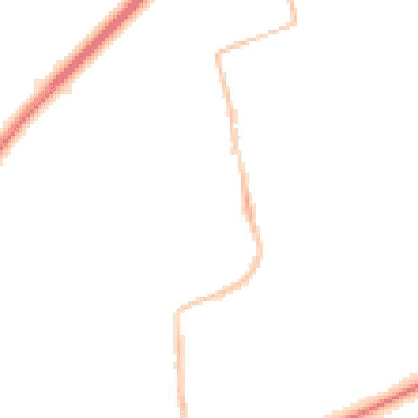 Night-time road noise heatmap for NE23 7PB