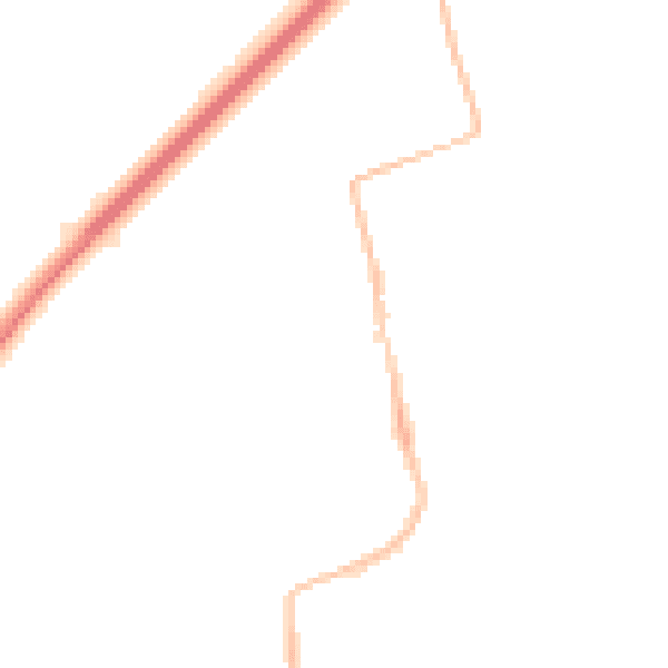 Night-time road noise heatmap for NE23 7PE