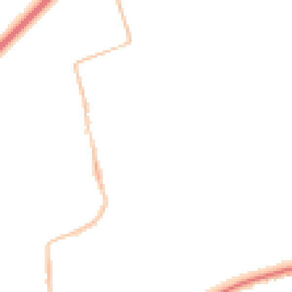 Night-time road noise heatmap for NE23 7PF