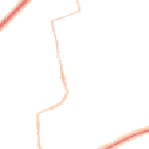 Night-time road noise heatmap for NE23 7PH